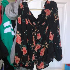 Off the shoulder blouse